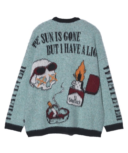 glamb（グラム）の「Lighter Cardigan / ライターカーディガン（カーディガン/ボレロ・メンズ・ブラック/ミント/パープル・S/M/L）」の7枚目の写真