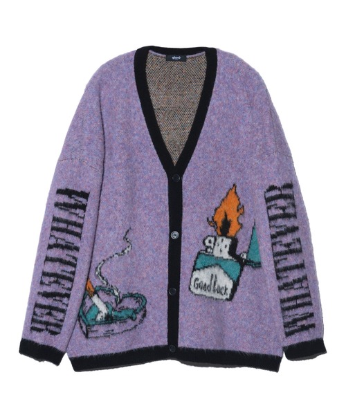 glamb（グラム）の「Lighter Cardigan / ライターカーディガン（カーディガン/ボレロ・メンズ・ブラック/ミント/パープル・S/M/L）」の8枚目の写真
