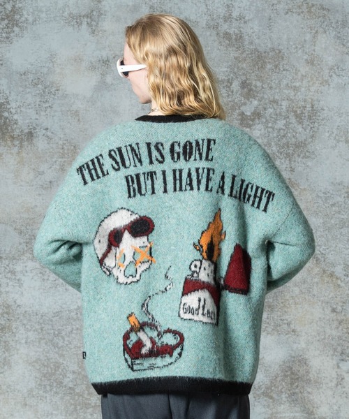 glamb（グラム）の「Lighter Cardigan / ライターカーディガン（カーディガン/ボレロ・メンズ・ブラック/ミント/パープル・S/M/L）」の11枚目の写真