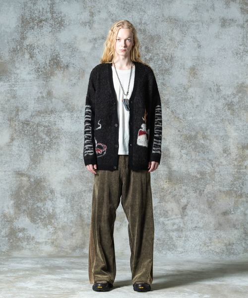 glamb（グラム）の「Lighter Cardigan / ライターカーディガン（カーディガン/ボレロ・メンズ・ブラック/ミント/パープル・S/M/L）」の14枚目の写真