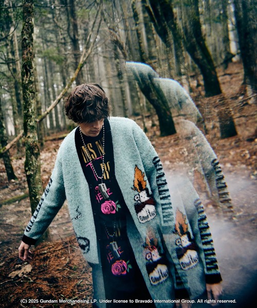 glamb（グラム）の「Lighter Cardigan / ライターカーディガン（カーディガン/ボレロ・メンズ・ブラック/ミント/パープル・S/M/L）」の22枚目の写真