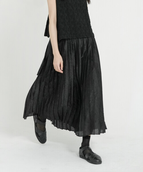 【美品】eunoia ブラック プリーツスカート セール】eunoia | プリーツスカート WOMEN（スカート）｜Bshop