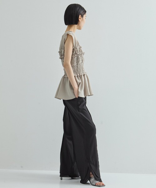 STUDIOUS - 美品◆【STUDIOSステュディオス】◆ブラウス◆フリルトップス◆シルエット良 STUDIOUS（ステュディオス）の「裾フリルブラウス（）」 - WEAR