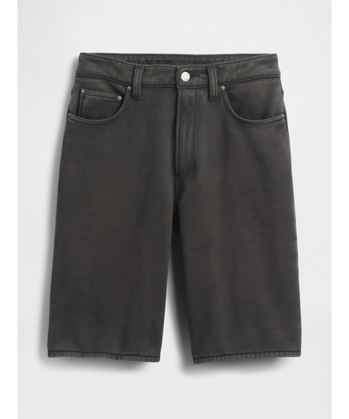 GAP(ギャップ)の「11インチ ミッドライズ フレンチテリーデニム ロングラインショートパンツ(デニムパンツ・レディース・ホワイト系その他/ブラック・M/S/XS/XXS/L)」の12枚目の写真