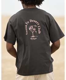 タイガーグラスプリントTシャツ
