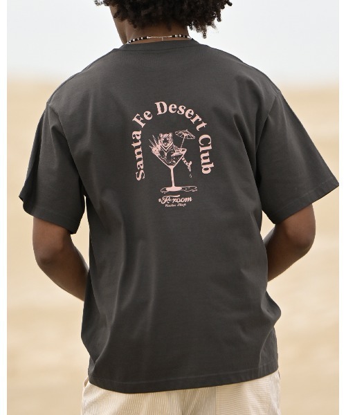 #Re:room(リルーム)の「タイガーグラスプリントTシャツ(Tシャツ/カットソー・メンズ・ブラック/ホワイト・S-M/M-L/L-XL)」の2枚目の写真