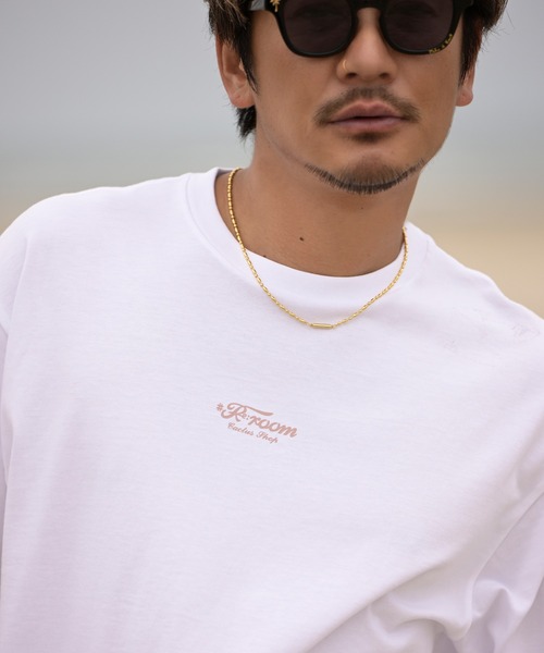 #Re:room(リルーム)の「タイガーグラスプリントTシャツ(Tシャツ/カットソー・メンズ・ブラック/ホワイト・S-M/M-L/L-XL)」の3枚目の写真
