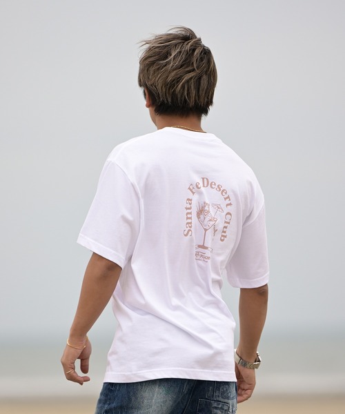 #Re:room(リルーム)の「タイガーグラスプリントTシャツ(Tシャツ/カットソー・メンズ・ブラック/ホワイト・S-M/M-L/L-XL)」の4枚目の写真