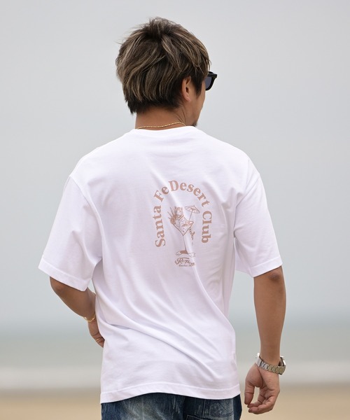 #Re:room(リルーム)の「タイガーグラスプリントTシャツ(Tシャツ/カットソー・メンズ・ブラック/ホワイト・S-M/M-L/L-XL)」の5枚目の写真