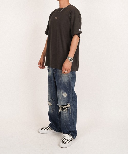 #Re:room(リルーム)の「タイガーグラスプリントTシャツ(Tシャツ/カットソー・メンズ・ブラック/ホワイト・S-M/M-L/L-XL)」の19枚目の写真