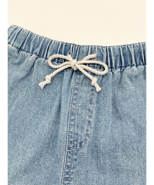 Catchup（ケチャップ）の「【Catchup】ライトオンスデニムカーゴショーツ（デニムパンツ・キッズ・ブルー/ネイビー・90㎝/100㎝/110㎝/120㎝/140㎝/150cm/130㎝）」の8枚目の写真