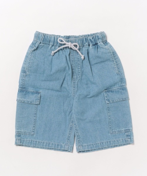 Catchup（ケチャップ）の「【Catchup】ライトオンスデニムカーゴショーツ（デニムパンツ・キッズ・ブルー/ネイビー・90㎝/100㎝/110㎝/120㎝/140㎝/150cm/130㎝）」の10枚目の写真
