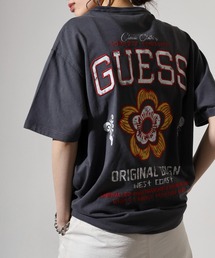Guess(QX)GUESS SS CN TREATED FLOWER TEE TVc(TVc/Jbg\[)