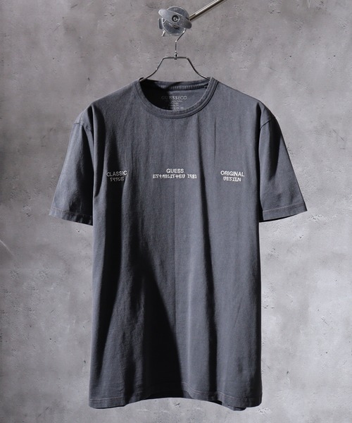 Guess（ゲス）の「GUESS SS CN TREATED FLOWER TEE Tシャツ（Tシャツ/カットソー・メンズ・チャコールグレー・S/M/L/XL）」の18枚目の写真