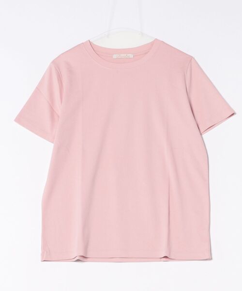 BANICO(バニコ)の「カラーバリエーションベーシックTシャツ (SS)(Tシャツ/カットソー・レディース・ブルー/杢グレー/ブラック/ライトベージュ/パープル/ピンク・FREE)」の22枚目の写真