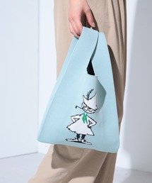 GALLORIA（ギャローリア）の「ムーミン　ニットミニバッグ（エコバッグ/サブバッグ）」