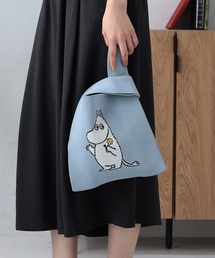 GALLORIA（ギャローリア）の「ムーミン　ニットミニバッグ（エコバッグ/サブバッグ）」