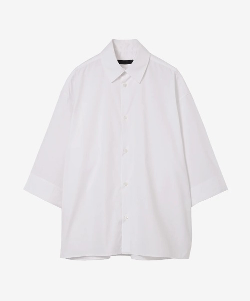 th products(ティーエイチプロダクト)の「【th product】EDWARD / Big Sleeve S/S Shirt(シャツ/ブラウス・メンズ・ストライプ/ホワイト/ブラック・1/2)」の2枚目の写真