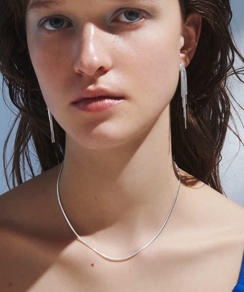 quip queint(クイップクエイント)の「【quip queint】supple necklace/サプル ネックレス(ネックレス・レディース・シルバー・FREE)」の1枚目の写真