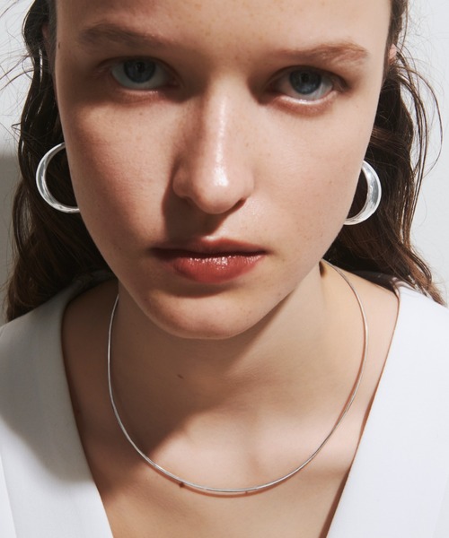 quip queint(クイップクエイント)の「【quip queint】supple necklace/サプル ネックレス(ネックレス・レディース・シルバー・FREE)」の6枚目の写真