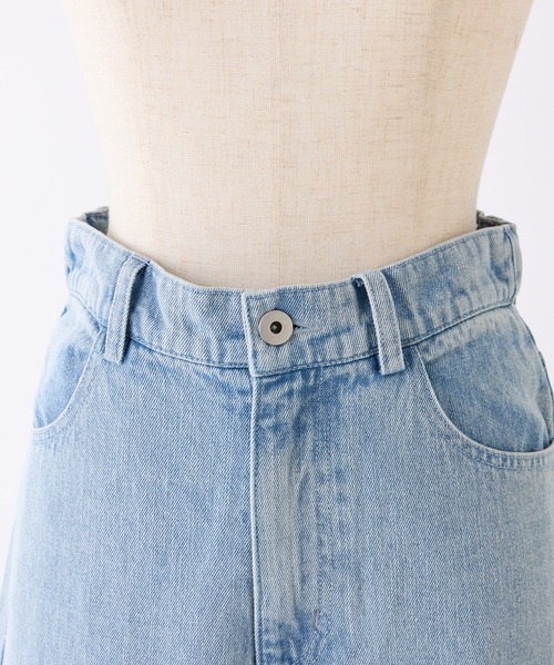 one after another NICE CLAUP(ワンアフターアナザーナイスクラップ)の「【ウエストサイズ調整可能】ワイドデニムパンツ(デニムパンツ・レディース・ブルー/グレー/ブルー系その他・SMALL/MEDIUM)」の12枚目の写真