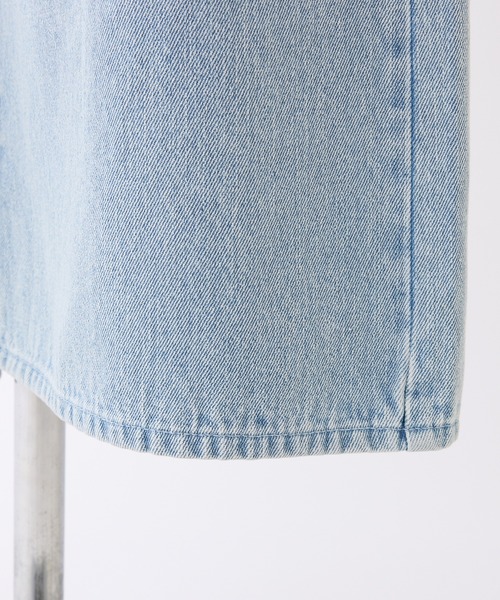 one after another NICE CLAUP(ワンアフターアナザーナイスクラップ)の「【ウエストサイズ調整可能】ワイドデニムパンツ(デニムパンツ・レディース・ブルー/グレー/ブルー系その他・SMALL/MEDIUM)」の16枚目の写真