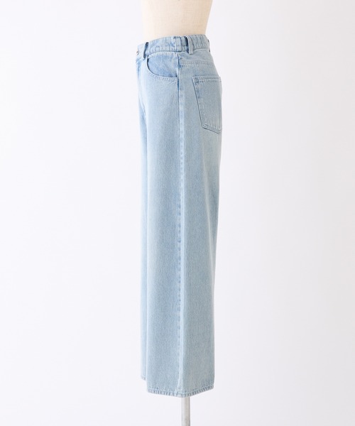 one after another NICE CLAUP(ワンアフターアナザーナイスクラップ)の「【ウエストサイズ調整可能】ワイドデニムパンツ(デニムパンツ・レディース・ブルー/グレー/ブルー系その他・SMALL/MEDIUM)」の10枚目の写真