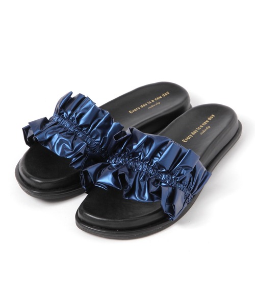 studio CLIP(スタディオクリップ)の「プリーツサンダル(サンダル・レディース・ブルー/その他2・MEDIUM/LARGE)」の13枚目の写真