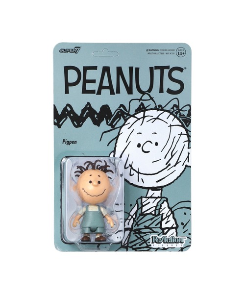PEANUTS（ピーナッツ）の「Super7 PEANUTS Pigpen スーパー7 ピーナッツ リアクションフィギア W08 ピッグペン オブジェ 置物（フィギュア・レディース・その他・FREE）」の11枚目の写真