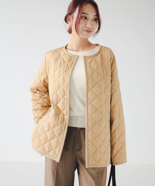 B:MING by BEAMS（ビーミングバイビームス）の「キルティング フード ショート ブルゾン（S～M）（ブルゾン・レディース・ホワイト系その他5/ブラック/ベージュ・SMALL/MEDIUM）」の20枚目の写真
