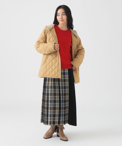 B:MING by BEAMS（ビーミングバイビームス）の「キルティング フード ショート ブルゾン（S～M）（ブルゾン・レディース・ホワイト系その他5/ブラック/ベージュ・SMALL/MEDIUM）」の18枚目の写真