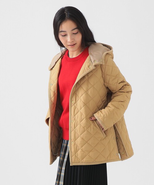 B:MING by BEAMS（ビーミングバイビームス）の「キルティング フード ショート ブルゾン（S～M）（ブルゾン・レディース・ホワイト系その他5/ブラック/ベージュ・SMALL/MEDIUM）」の20枚目の写真