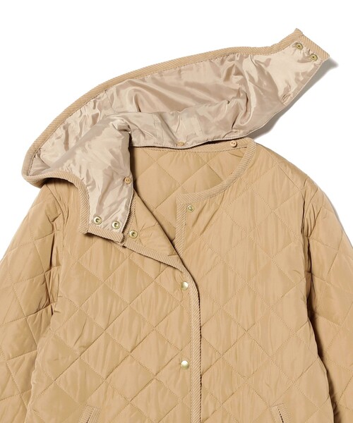 B:MING by BEAMS（ビーミングバイビームス）の「キルティング フード ショート ブルゾン（S～M）（ブルゾン・レディース・ホワイト系その他5/ブラック/ベージュ・SMALL/MEDIUM）」の12枚目の写真