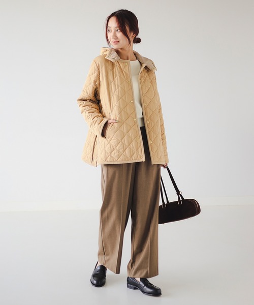 B:MING by BEAMS（ビーミングバイビームス）の「キルティング フード ショート ブルゾン（S～M）（ブルゾン・レディース・ホワイト系その他5/ブラック/ベージュ・SMALL/MEDIUM）」の4枚目の写真