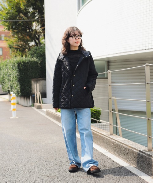B:MING by BEAMS（ビーミングバイビームス）の「キルティング フード ショート ブルゾン（S～M）（ブルゾン・レディース・ホワイト系その他5/ブラック/ベージュ・SMALL/MEDIUM）」の12枚目の写真