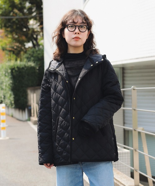 B:MING by BEAMS（ビーミングバイビームス）の「キルティング フード ショート ブルゾン（S～M）（ブルゾン・レディース・ホワイト系その他5/ブラック/ベージュ・SMALL/MEDIUM）」の13枚目の写真