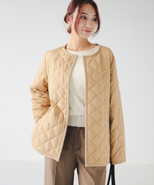 B:MING by BEAMS キルトボアブルゾン メゾンミル maisonmill ボア