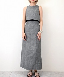 STYLEBLOCK | リネンタッチクロップドベスト(ベスト)