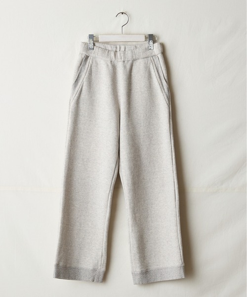suzuki takayuki(スズキタカユキ)の「sweat pants / wide-straight(スウェットパンツ・レディース・ヘザーグレー/チャコールグレー/ブラック/アイボリー・03/02)」の4枚目の写真