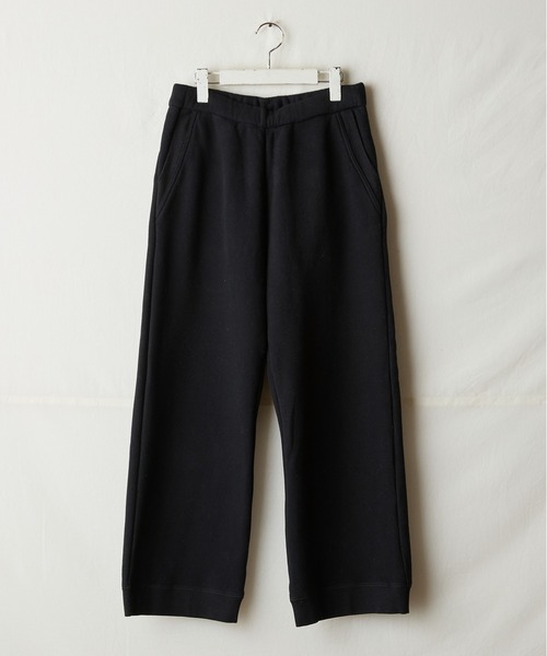 suzuki takayuki(スズキタカユキ)の「sweat pants / wide-straight(スウェットパンツ・レディース・ヘザーグレー/チャコールグレー/ブラック/アイボリー・03/02)」の2枚目の写真