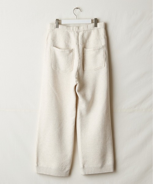 suzuki takayuki(スズキタカユキ)の「sweat pants / wide-straight(スウェットパンツ・レディース・ヘザーグレー/チャコールグレー/ブラック/アイボリー・03/02)」の5枚目の写真