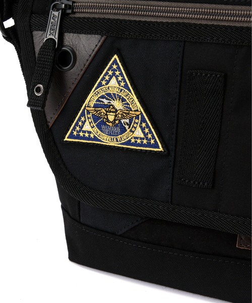 AVIREX（アヴィレックス）の「MINI SHOULDER BAG "TOP GUN" / ミニショルダーバッグ トップガン / AVIREX / アヴィレックス（ショルダーバッグ・メンズ・ブラック/オリーブ系・F）」の6枚目の写真