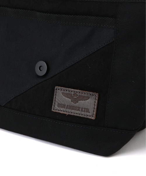 AVIREX（アヴィレックス）の「MINI SHOULDER BAG "TOP GUN" / ミニショルダーバッグ トップガン / AVIREX / アヴィレックス（ショルダーバッグ・メンズ・ブラック/オリーブ系・F）」の18枚目の写真