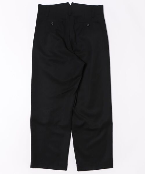 MEN'S BIGI（メンズビギ）の「【50th Anniv . 中田 慎介】WOOL SERGE WIDE PANTS（スラックス・メンズ・ブラック・01/02/03）」の13枚目の写真