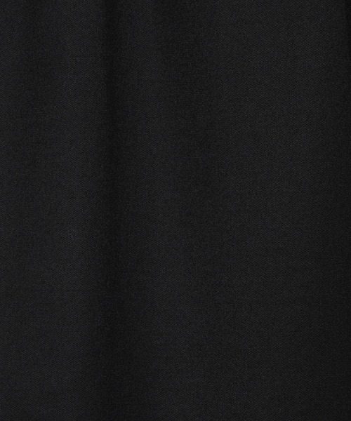 MEN'S BIGI（メンズビギ）の「【50th Anniv . 中田 慎介】WOOL SERGE WIDE PANTS（スラックス・メンズ・ブラック・01/02/03）」の8枚目の写真