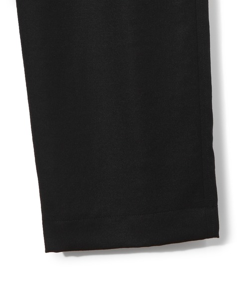 MEN'S BIGI（メンズビギ）の「【50th Anniv . 中田 慎介】WOOL SERGE WIDE PANTS（スラックス・メンズ・ブラック・01/02/03）」の5枚目の写真