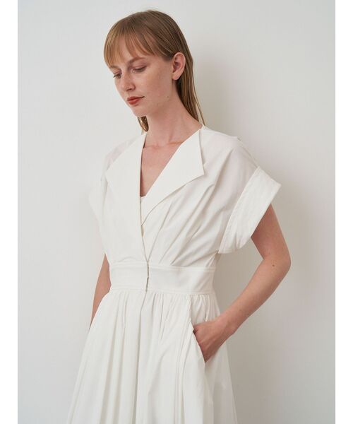 オープンカラーシャツワンピース（ワンピース）｜ELENDEEK