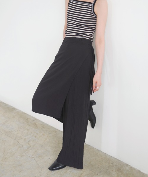 LIAN（リアン）の「ラップスカート付きパンツ（その他パンツ・レディース・ブラック/ブラウン/ベージュ・FREE）」の18枚目の写真
