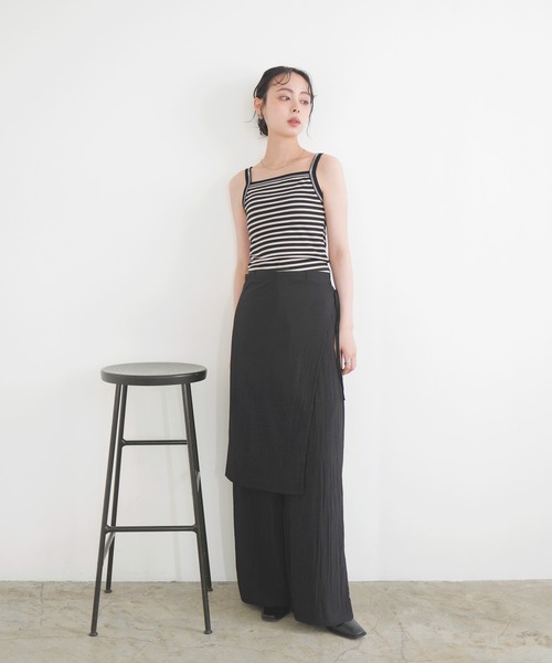LIAN（リアン）の「ラップスカート付きパンツ（その他パンツ・レディース・ブラック/ブラウン/ベージュ・FREE）」の19枚目の写真