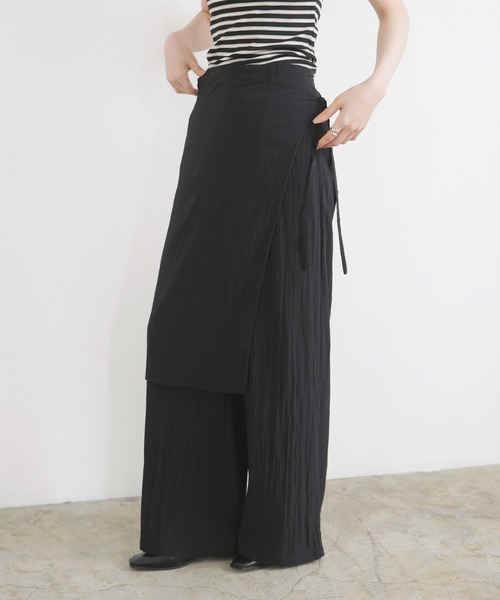 LIAN（リアン）の「ラップスカート付きパンツ（その他パンツ・レディース・ブラック/ブラウン/ベージュ・FREE）」の20枚目の写真